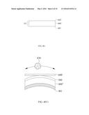 CURVED TOUCH PANEL AND METHOD FOR FABRICATING THE SAME diagram and image