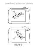 Methods and systems for displaying vehicle data parameters with a uniform     cursor movement diagram and image