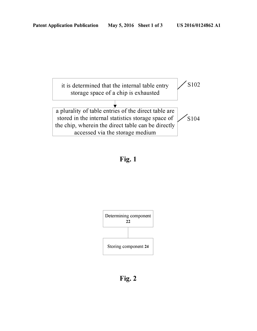 Method and Device for Storing Direct Table - diagram, schematic, and image 02