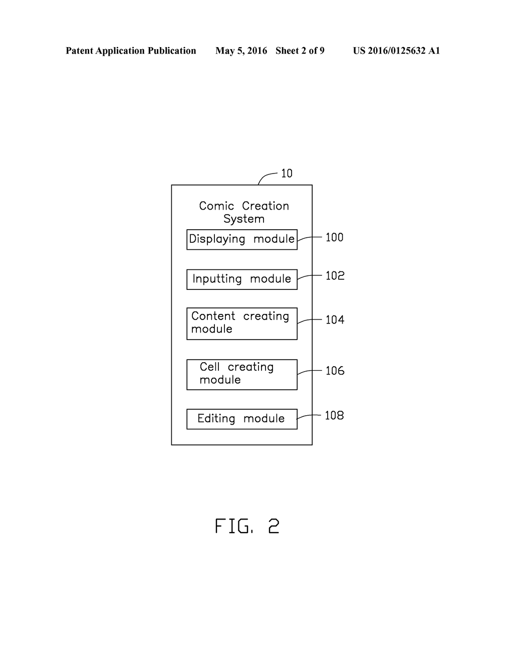ELECTRONIC DEVICE AND METHOD FOR CREATING COMIC STRIP - diagram, schematic, and image 03