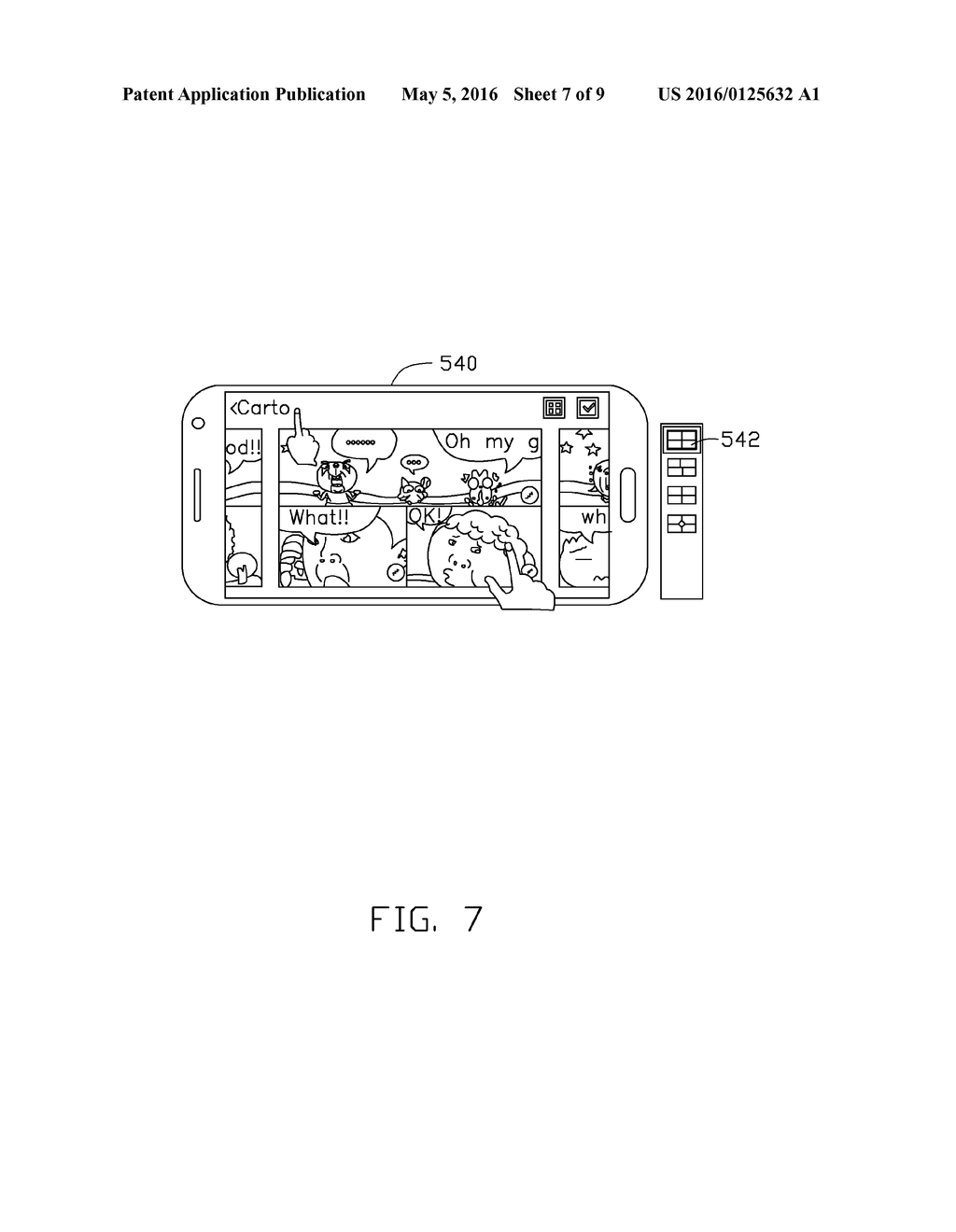 ELECTRONIC DEVICE AND METHOD FOR CREATING COMIC STRIP - diagram, schematic, and image 08