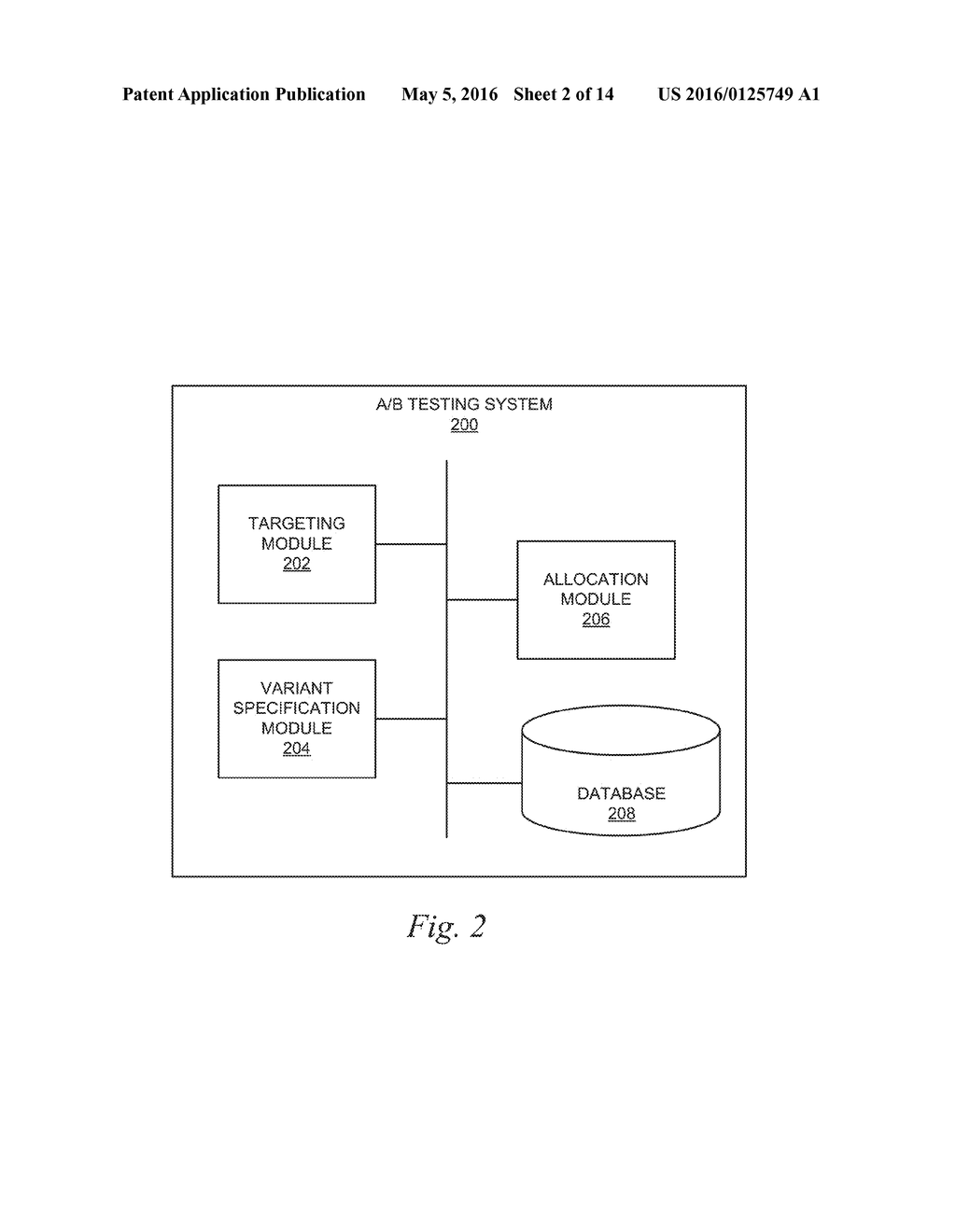 USER INTERFACE FOR A/B TESTING - diagram, schematic, and image 03