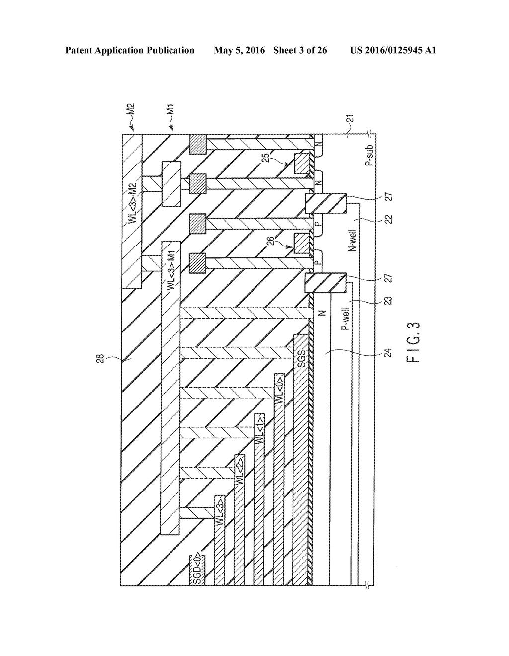 THREE DIMENSIONAL STACKED NONVOLATILE SEMICONDUCTOR MEMORY - diagram, schematic, and image 04