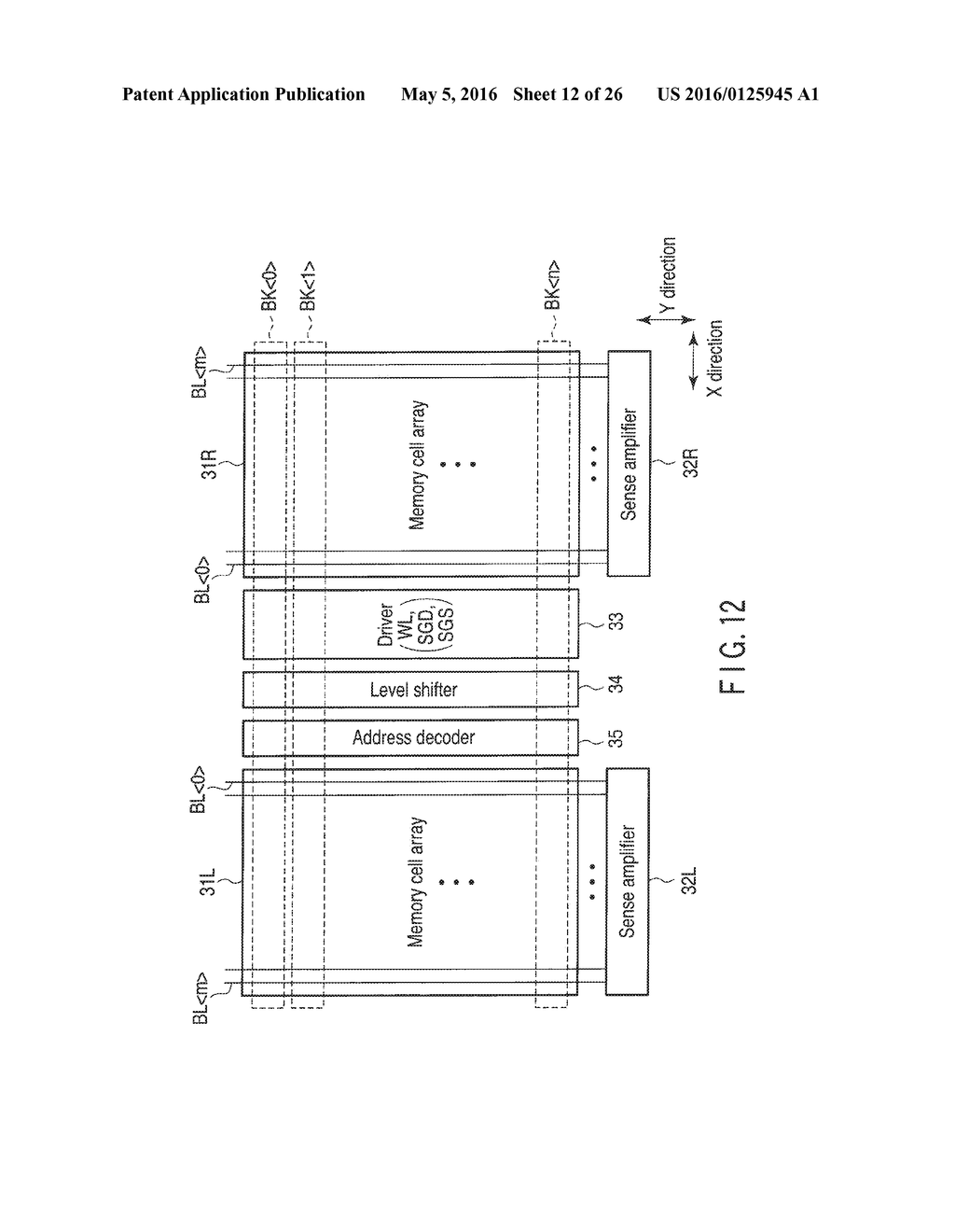 THREE DIMENSIONAL STACKED NONVOLATILE SEMICONDUCTOR MEMORY - diagram, schematic, and image 13