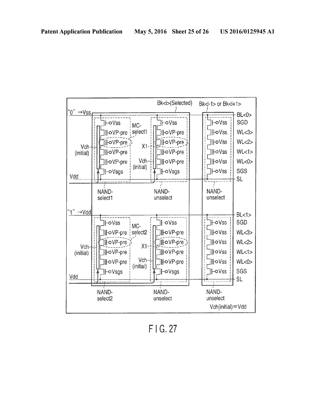 THREE DIMENSIONAL STACKED NONVOLATILE SEMICONDUCTOR MEMORY - diagram, schematic, and image 26