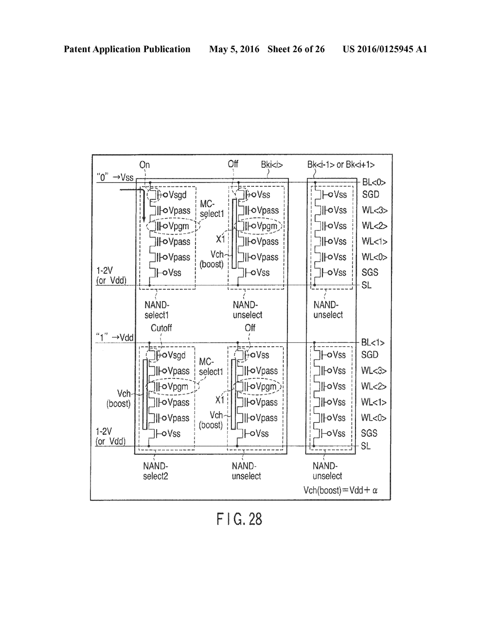 THREE DIMENSIONAL STACKED NONVOLATILE SEMICONDUCTOR MEMORY - diagram, schematic, and image 27