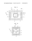 SEMICONDUCTOR CHIP AND A SEMICONDUCTOR PACKAGE HAVING A PACKAGE ON PACKAGE     (POP) STRUCTURE INCLUDING THE SEMICONDUCTOR CHIP diagram and image