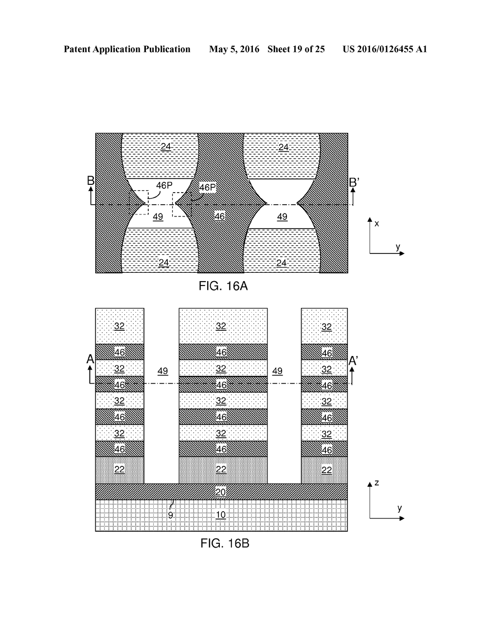 CONCAVE WORD LINE AND CONVEX INTERLAYER DIELECTRIC FOR PROTECTING A     READ/WRITE LAYER - diagram, schematic, and image 20