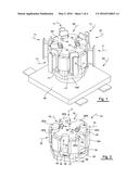 APPARATUS AND METHOD FOR POSITIONING AND WINDING POLE MEMBERS OF DYNAMO     ELECTRIC MACHINES diagram and image