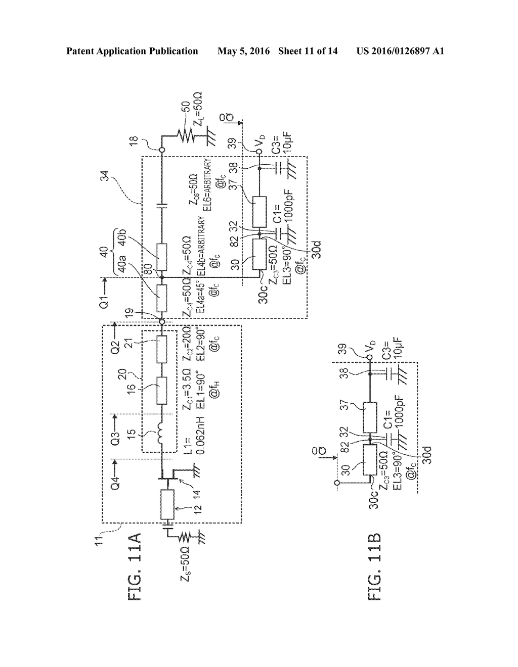 SEMICONDUCTOR AMPLIFIER BIAS CIRCUIT AND SEMICONDUCTOR AMPLIFIER DEVICE - diagram, schematic, and image 12