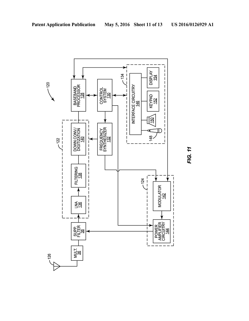 RADIO FREQUENCY FILTERING CIRCUITRY WITH RESONATORS - diagram, schematic, and image 12