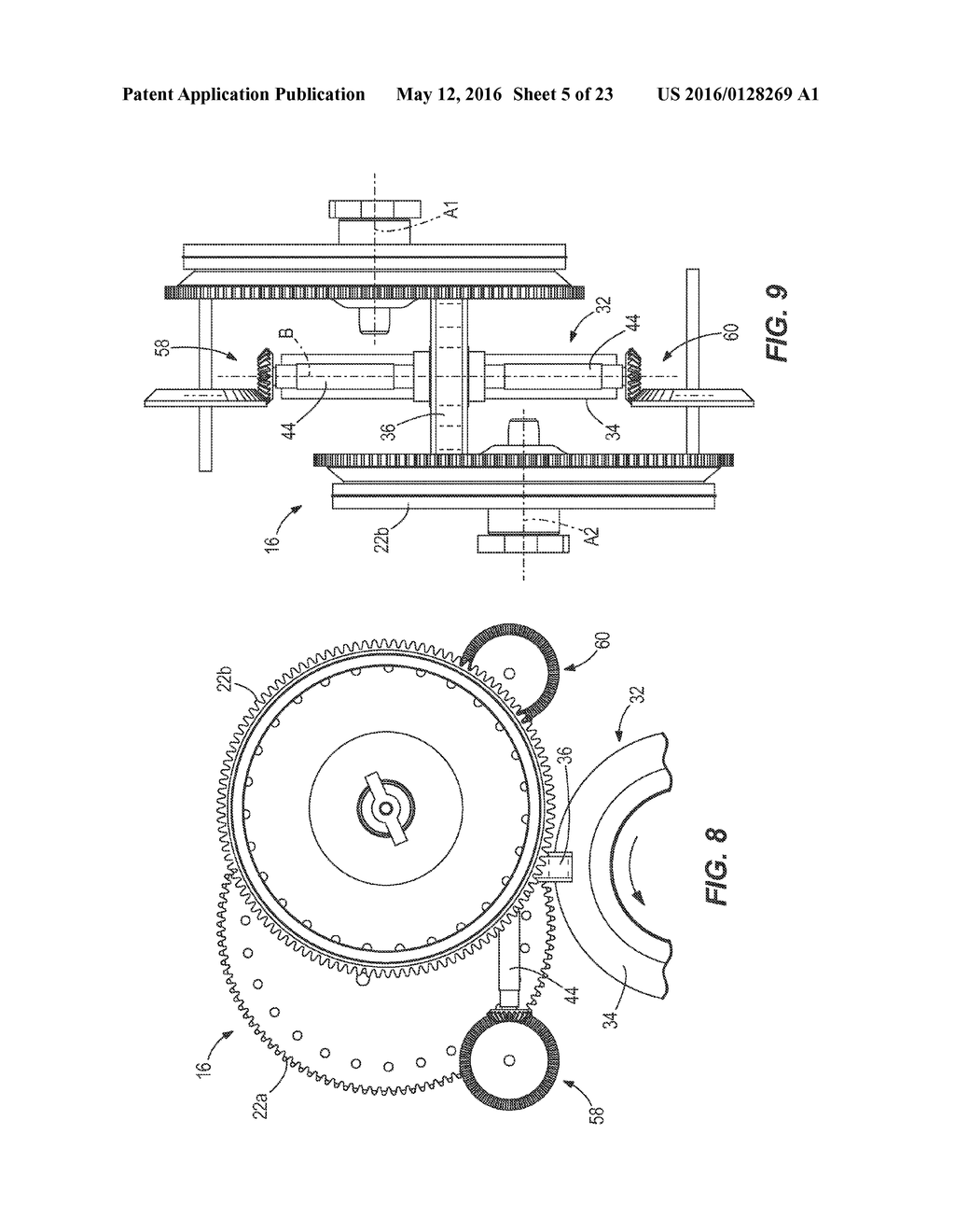 ROW UNIT FOR A SEEDING MACHINE WITH DUAL SEED METERS - diagram, schematic, and image 06