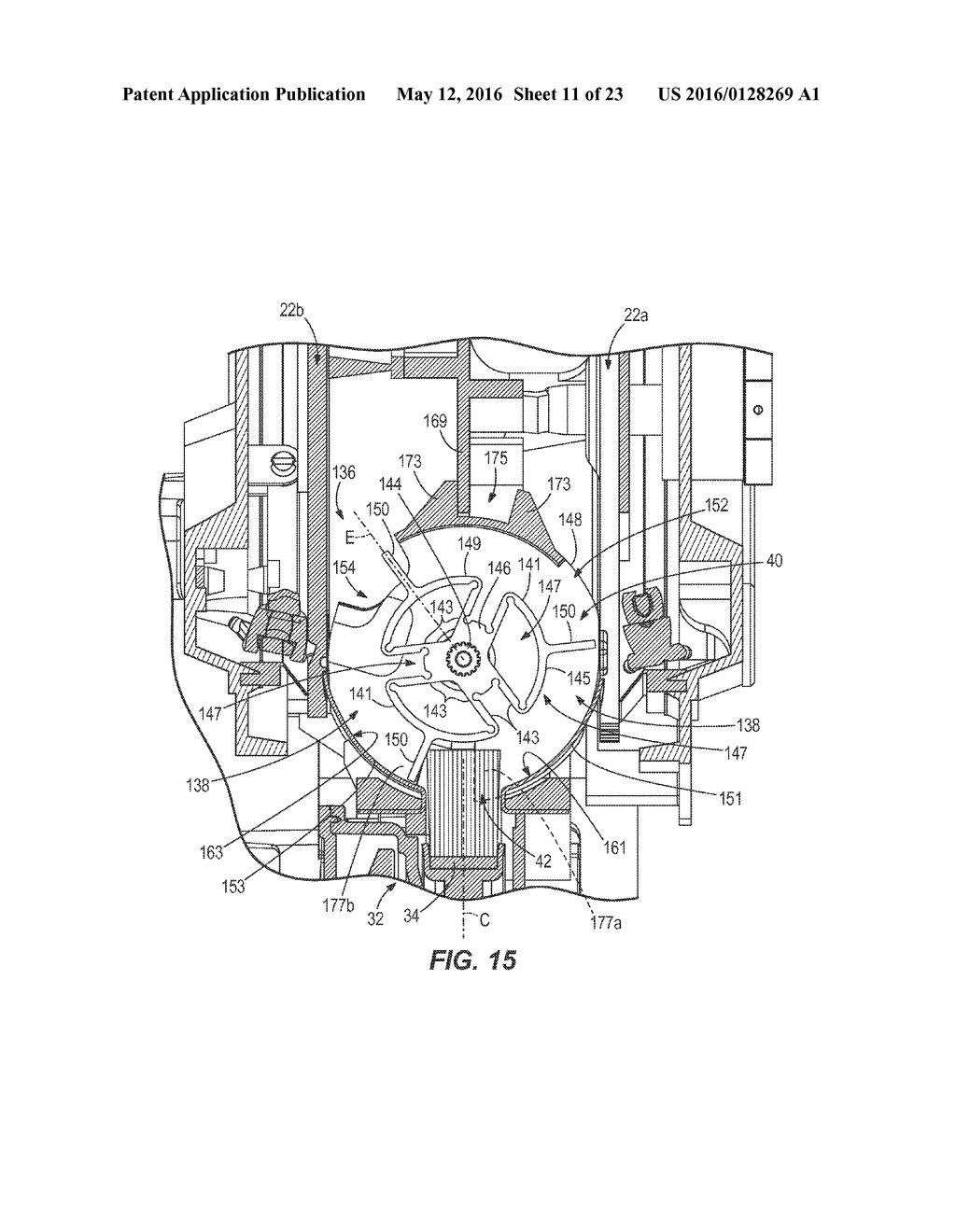 ROW UNIT FOR A SEEDING MACHINE WITH DUAL SEED METERS - diagram, schematic, and image 12