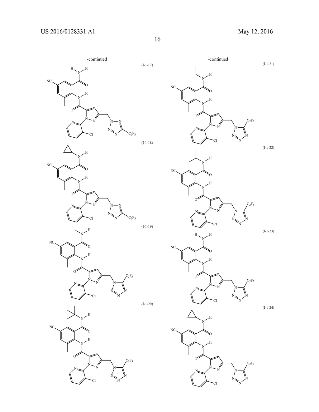 ANTHRANILAMIDES IN COMBINATION WITH FUNGICIDES - diagram, schematic, and image 17