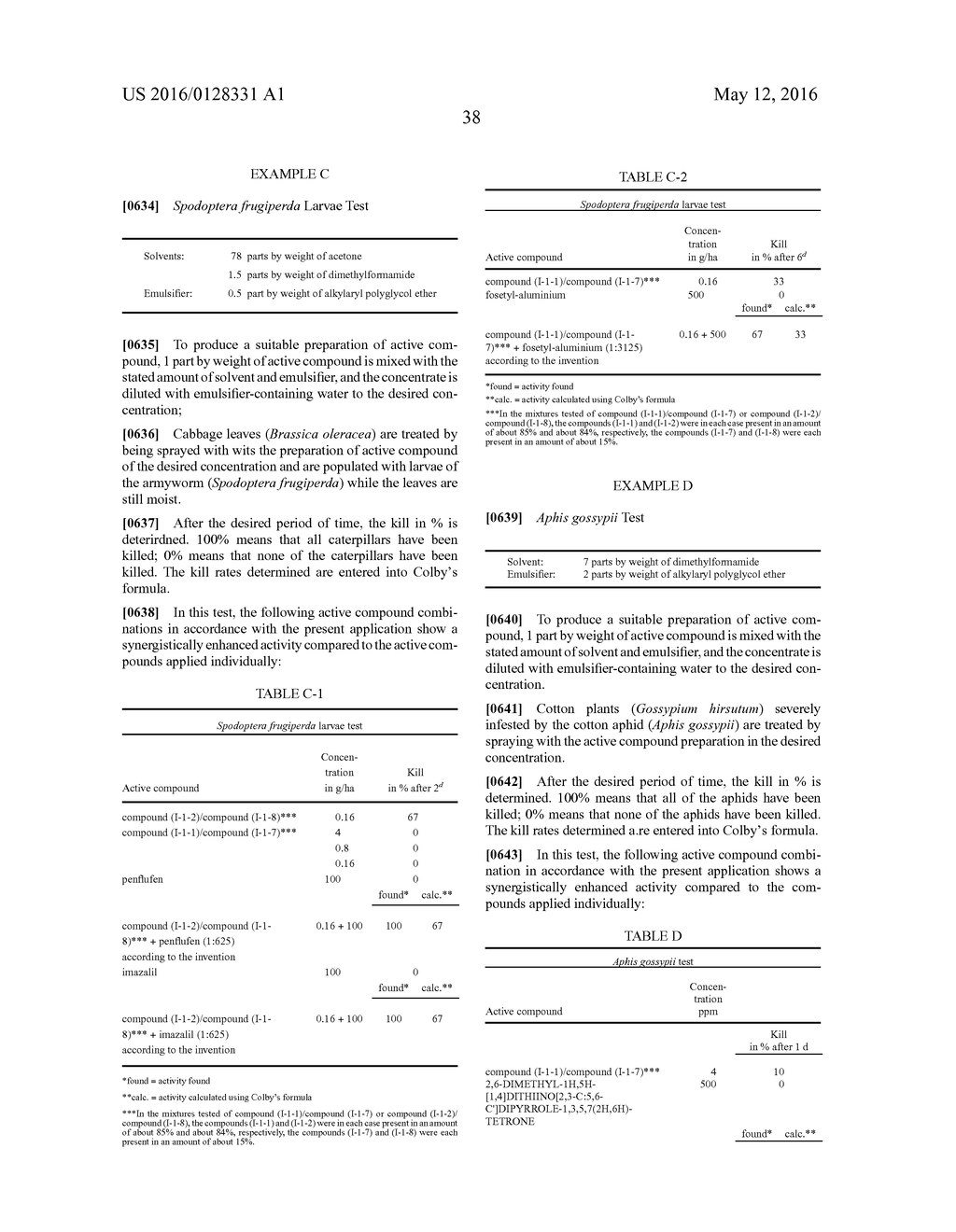 ANTHRANILAMIDES IN COMBINATION WITH FUNGICIDES - diagram, schematic, and image 39