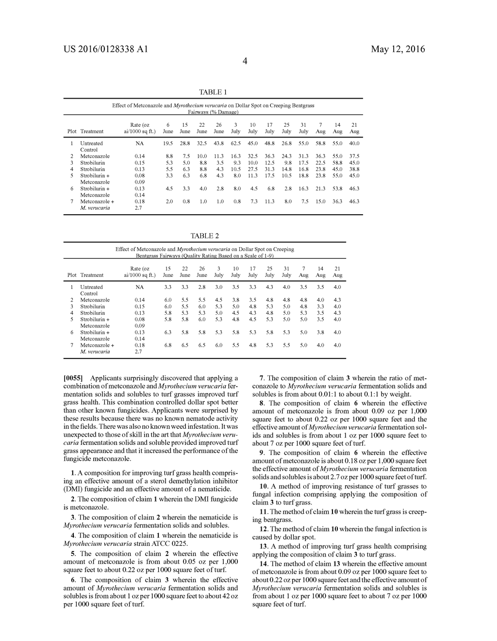 COMPOSITION AND METHODS FOR IMPROVED TURF HEALTH - diagram, schematic, and image 05