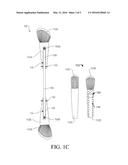 Multi-head Double Ended Cosmetic Applicator diagram and image