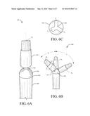 COSMETIC IMPLEMENT WITH MOVABLE APPLICATOR diagram and image