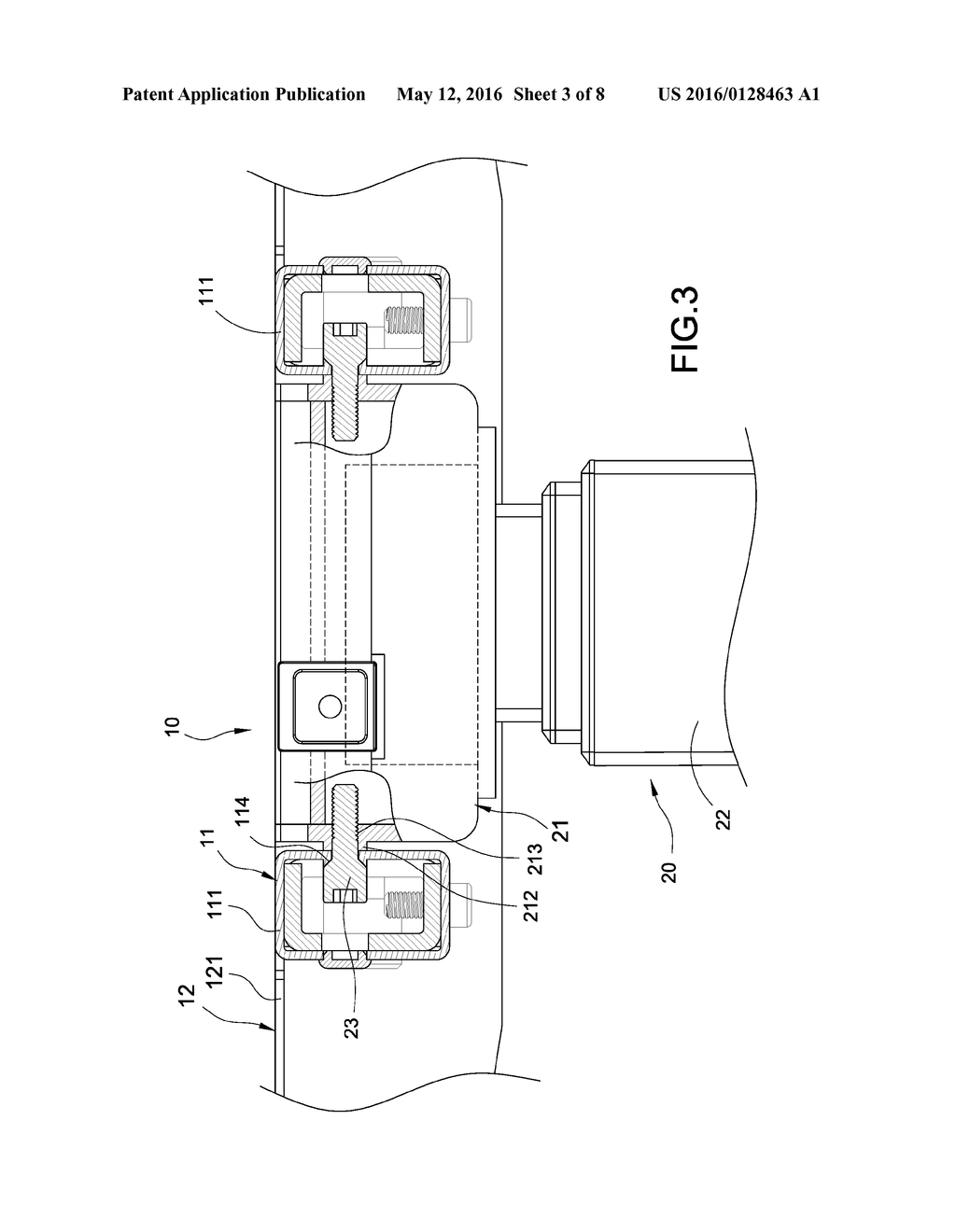 COLLAPSIBLE POWER-DRIVEN TABLE STAND - diagram, schematic, and image 04