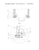 LOCKING REGULATION DEVICE FOR DRAWER SLIDE RAIL diagram and image