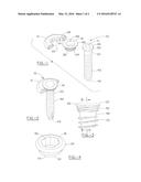 VARIABLE AXIS LOCKING MECHANISM FOR USE IN ORTHOPEDIC IMPLANTS diagram and image