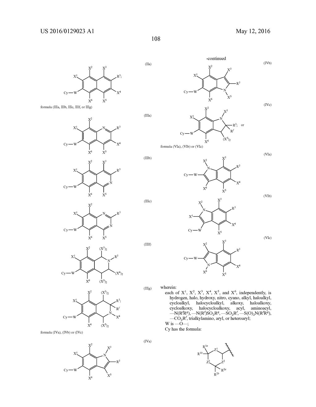 BICYCLIC ARYL SPHINGOSINE 1-PHOSPHATE ANALOGS - diagram, schematic, and image 109