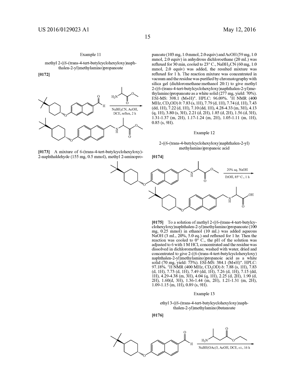 BICYCLIC ARYL SPHINGOSINE 1-PHOSPHATE ANALOGS - diagram, schematic, and image 16