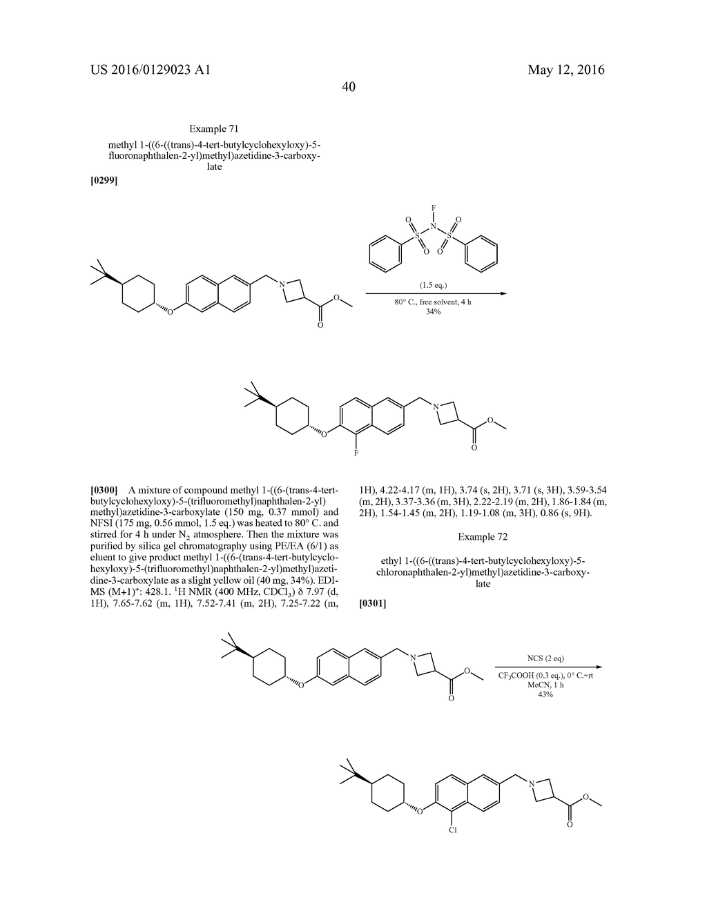 BICYCLIC ARYL SPHINGOSINE 1-PHOSPHATE ANALOGS - diagram, schematic, and image 41