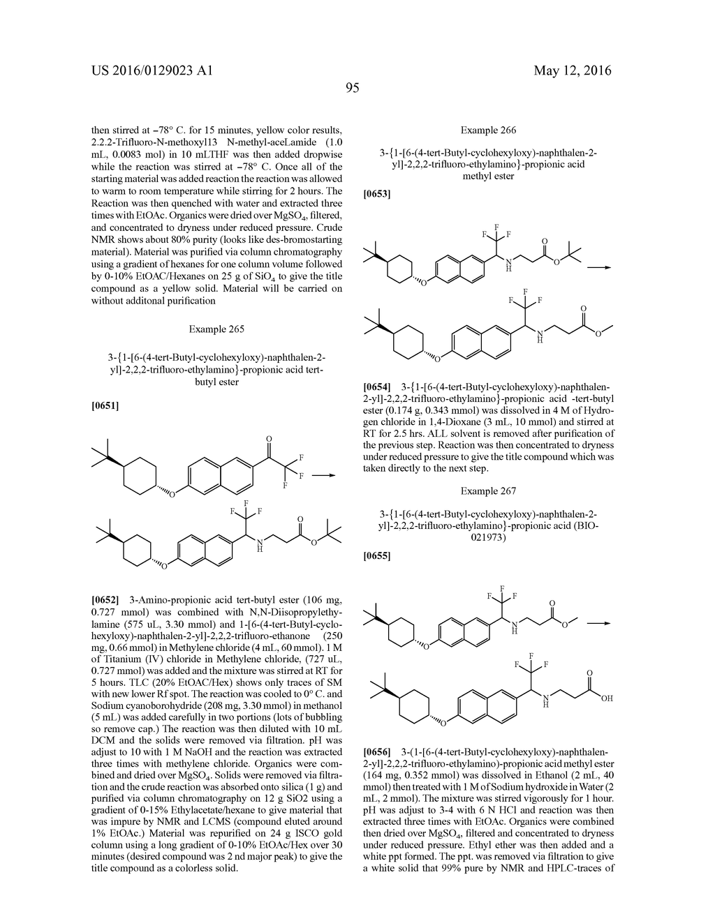 BICYCLIC ARYL SPHINGOSINE 1-PHOSPHATE ANALOGS - diagram, schematic, and image 96