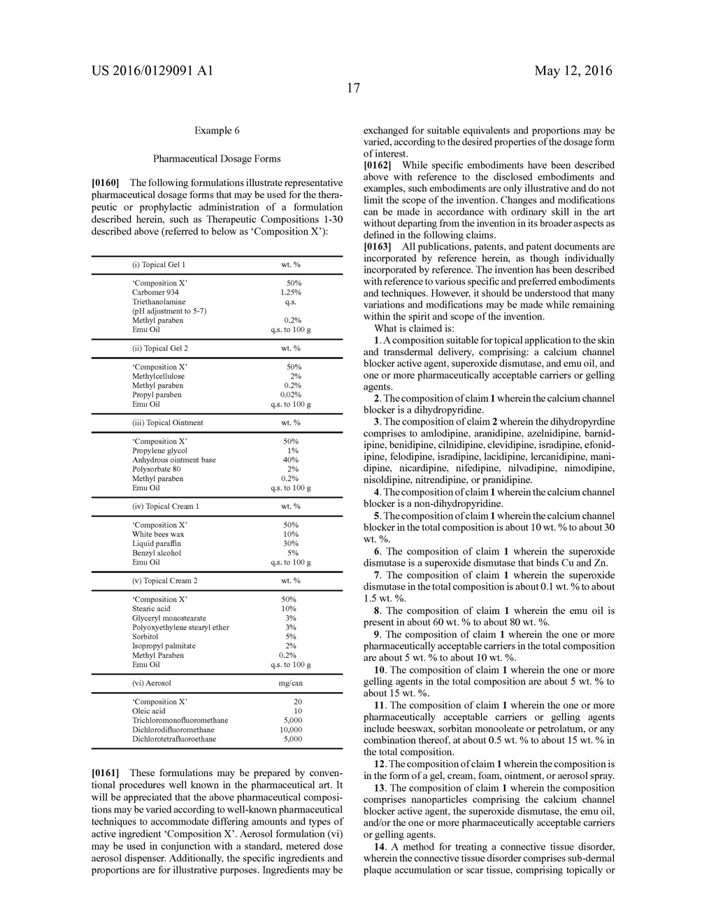 TOPICAL THERAPEUTIC FORMULATIONS - diagram, schematic, and image 18