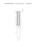 DRIVE AND DOSING DEVICE WITH A STOP ELEMENT FOR PREVENTING THE SETTING OF     A DOSE diagram and image