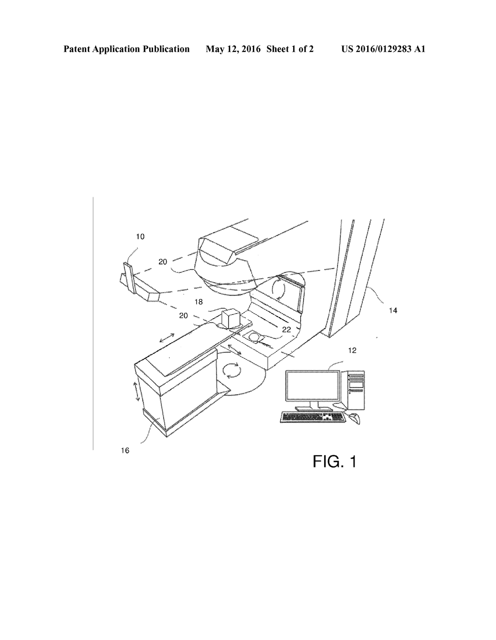 METHOD OF CALIBRATION OF A STEREOSCOPIC CAMERA SYSTEM FOR USE WITH A RADIO     THERAPY TREATMENT APPARATUS - diagram, schematic, and image 02