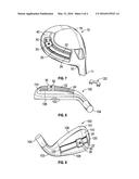 GOLF CLUB HEAD WITH ADJUSTABLE CENTER OF GRAVITY diagram and image