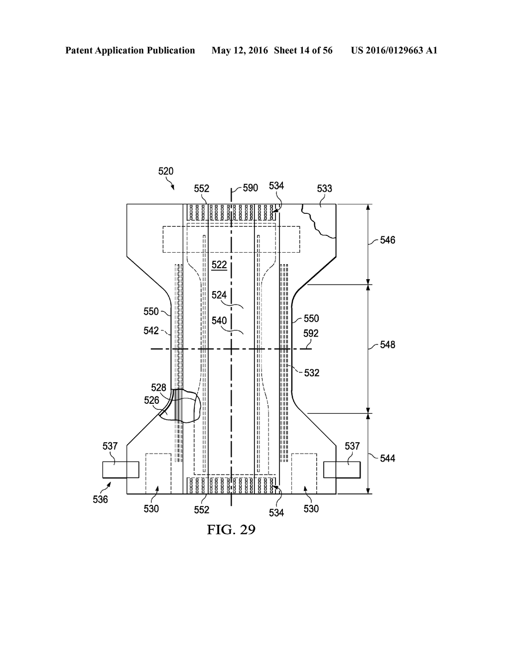 PATTERNED APERTURED WEBS AND METHODS FOR MAKING THE SAME - diagram, schematic, and image 15