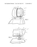 HEAD RESTRAINT WITH A MULTI-CELL BLADDER ASSEMBLY diagram and image