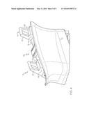 SIDE PILLAR ASSEMBLIES WITH MULTI-SURFACE RETENTION STRUCTURES FOR SIDE     AIRBAGS diagram and image