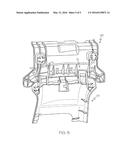 SIDE PILLAR ASSEMBLIES WITH MULTI-SURFACE RETENTION STRUCTURES FOR SIDE     AIRBAGS diagram and image