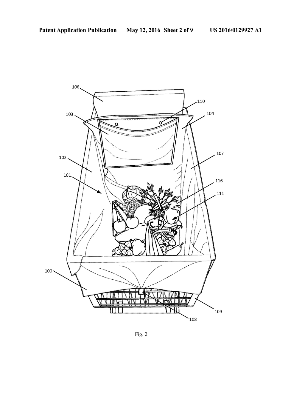 Method and Apparatus for Protecting the Contents of a Shopping Cart - diagram, schematic, and image 03