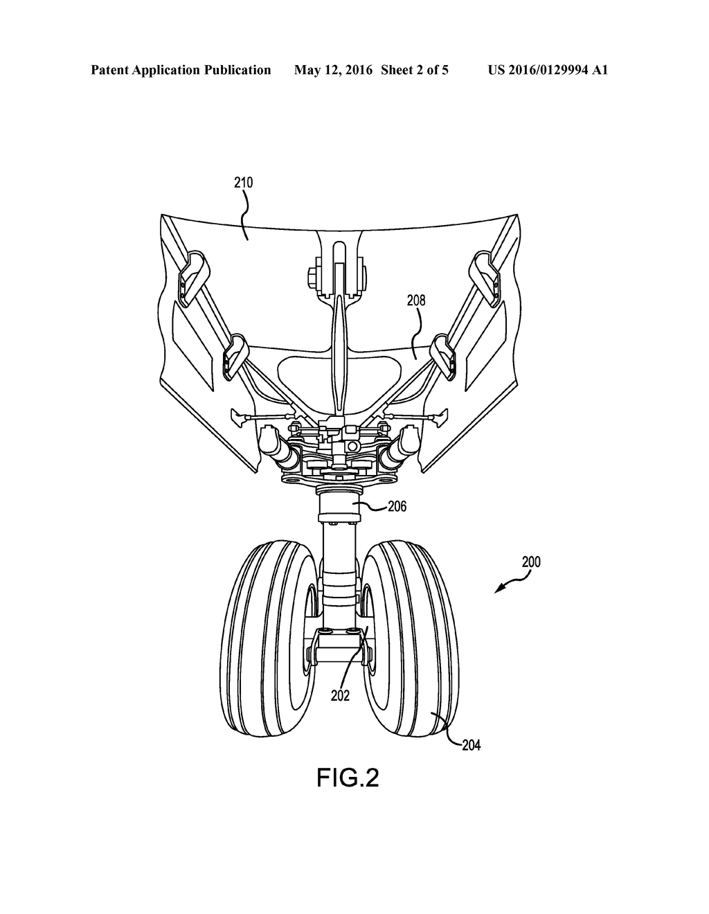 LANDING GEAR WITH STRUCTURAL LOAD PATH DIVERTER BRACKET - diagram, schematic, and image 03