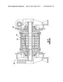 ELEVATOR MACHINE AND STATOR SUPPORT STRUCTURE diagram and image