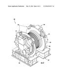 ELEVATOR MACHINE AND STATOR SUPPORT STRUCTURE diagram and image