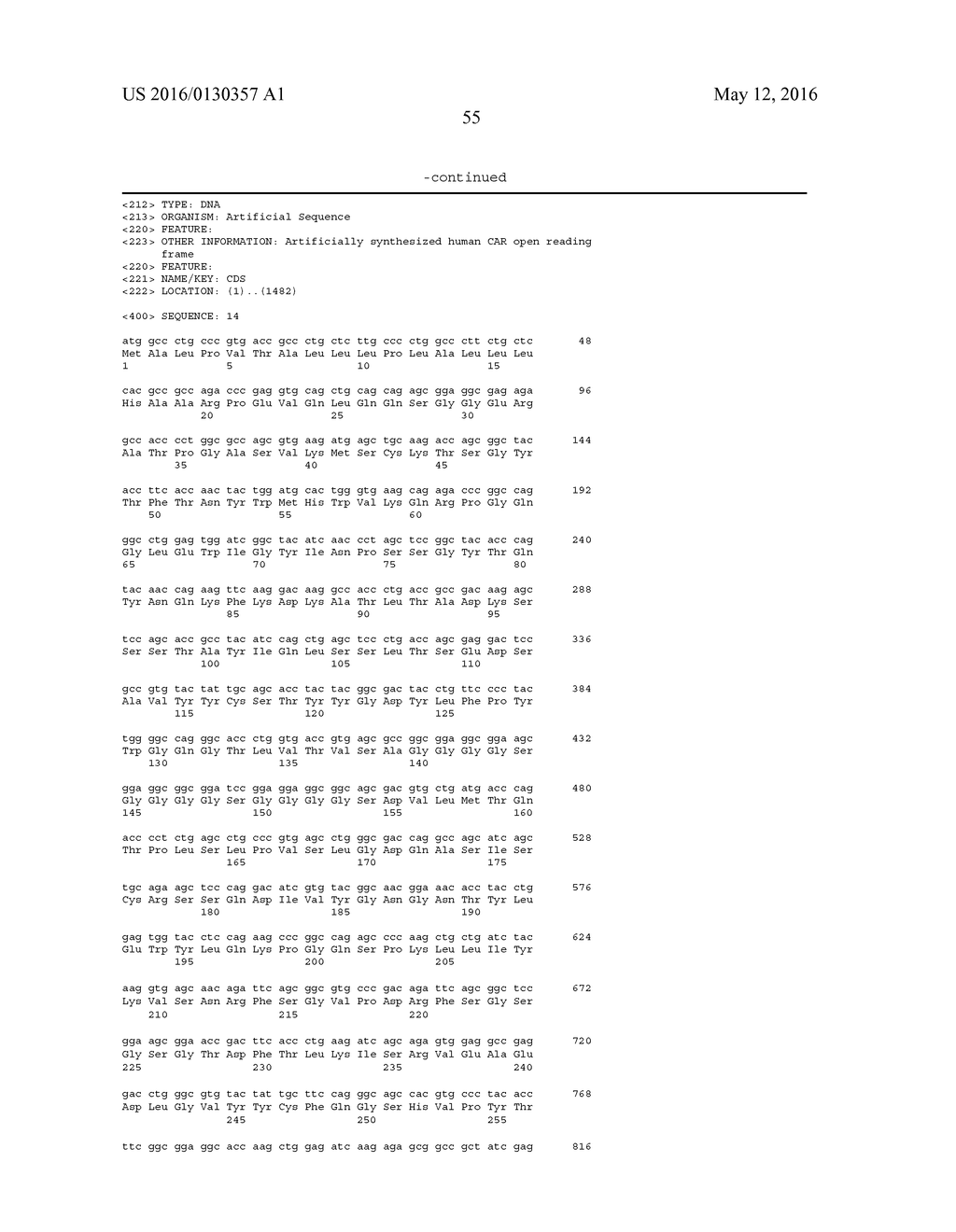 COMPOSITIONS COMPRISING CHIMERIC ANTIGEN RECEPTORS, T CELLS COMPRISING THE     SAME, AND METHODS OF USING THE SAME - diagram, schematic, and image 88