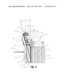 Movable foil blade for papermaking on a fourdrinier, including the lead     blade on the forming board box diagram and image