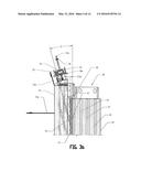 Movable foil blade for papermaking on a fourdrinier, including the lead     blade on the forming board box diagram and image