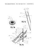 Movable foil blade for papermaking on a fourdrinier, including the lead     blade on the forming board box diagram and image