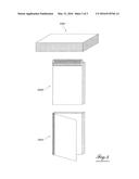 PLANAR SUPPORT WITH TWO FACES FOR WRITING OR DRAWING diagram and image