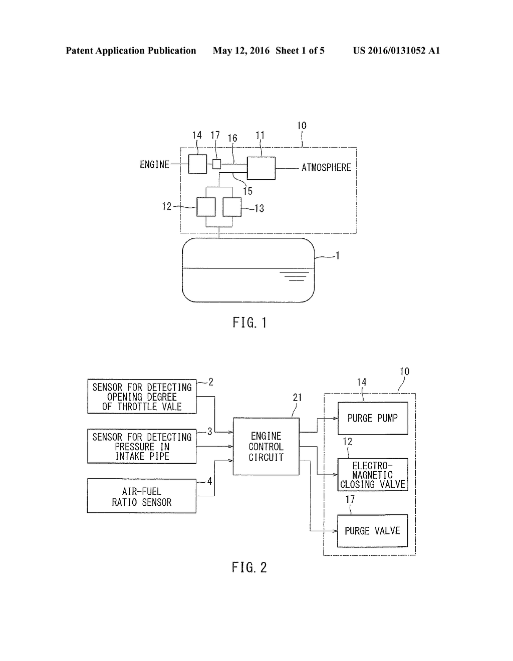 FUEL VAPOR PROCESSING APPARATUS - diagram, schematic, and image 02