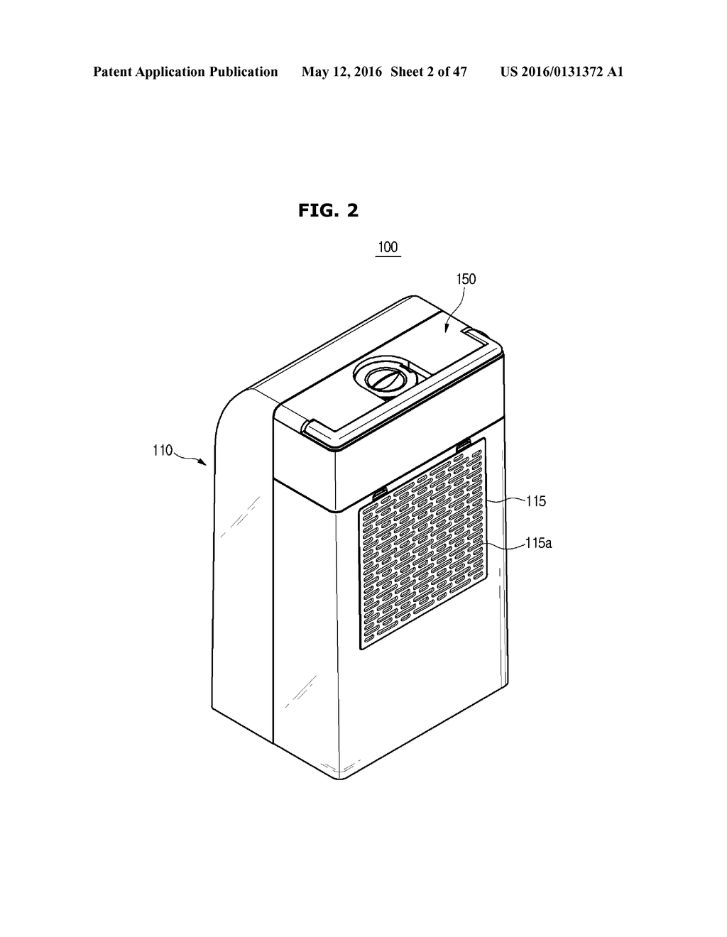 APPLIANCE FOR DEHUMIDIFICATION AND MULTI-FUNCTION APPLIANCE FOR     DEHUMIDIFICATON OR HUMIDIFICATION - diagram, schematic, and image 03