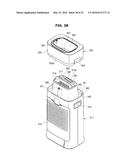 APPLIANCE FOR DEHUMIDIFICATION AND MULTI-FUNCTION APPLIANCE FOR     DEHUMIDIFICATON OR HUMIDIFICATION diagram and image