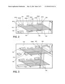 LINER SHELF SUPPORT STRUCTURES FOR REFRIGERATORS AND FREEZERS diagram and image